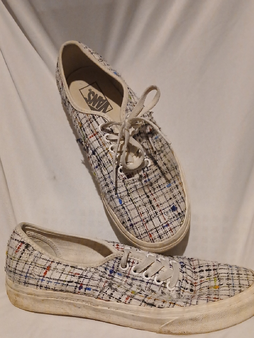 Vans Tweed Low-Top Sneakers in Multicolor